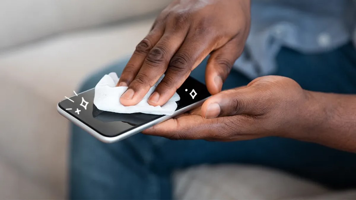 تمیز کردن گوشی