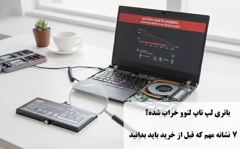 باتری لپ تاپ لنوو خراب شده؟ 7 نشانه مهم که قبل از خرید باید بدانید